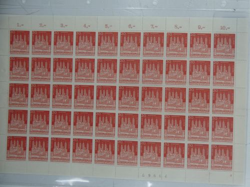 BRD Bund 366 Bogen postfrisch FN 4 #DFX80