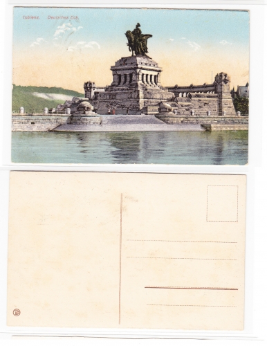 AK Koblenz Deutsches Eck ungebraucht #PA123