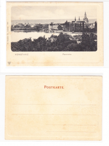 AK Konstanz Panorama ungebraucht #PA130