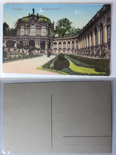 AK Dresden Zwinger Pavillon ungebraucht #PA323