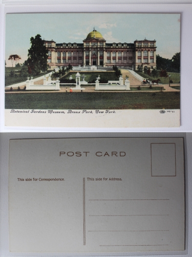 AK New York Botanical Gardens Museum Bronx Park ungebraucht #PA407