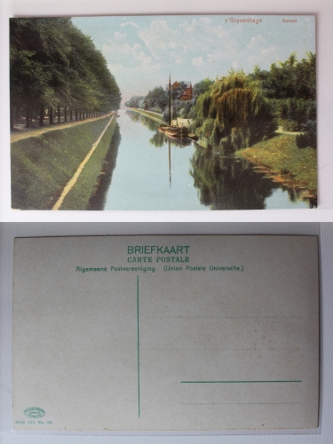 AK Den Haag s´Gravenhage Kanal Lichtdruck UPU ungebraucht #PA428