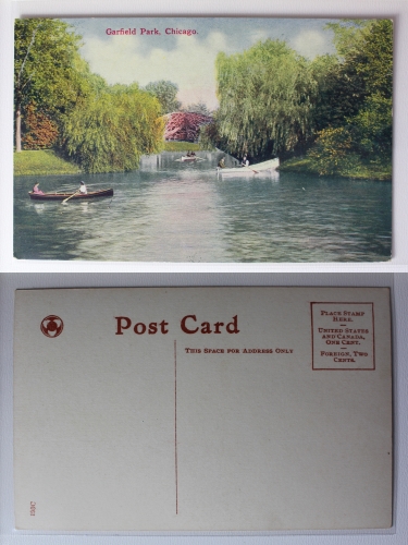 AK Chicago Illinois Garfield Park ungebraucht #PA445
