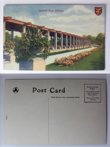 AK Chicago Illinois Garfield Park ungebraucht #PA447