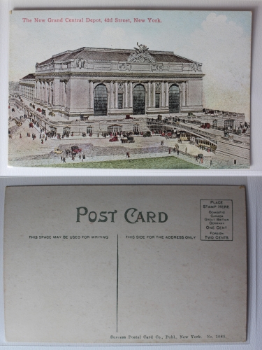 AK New York The New Grand Central Depot, 42d Street ungebraucht #PA452