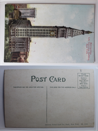 AK New York Metropolitan Life Insurance Building ungebraucht #PA480
