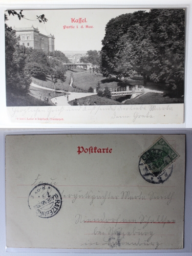 AK Kassel Partie i. d. Aue gebraucht #PA512
