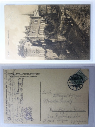 AK Kassel Löwenburg (Seitenansicht) 1907 gebraucht #PA519