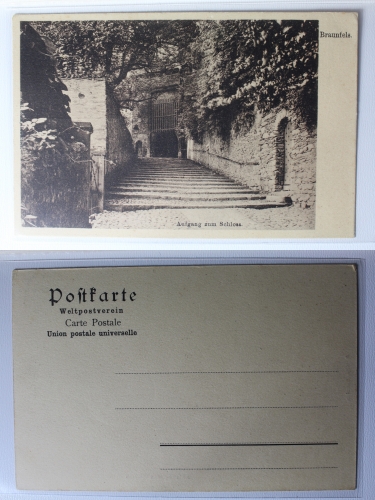 AK Braunfels Aufgang zum Schloss ungebraucht #PA532