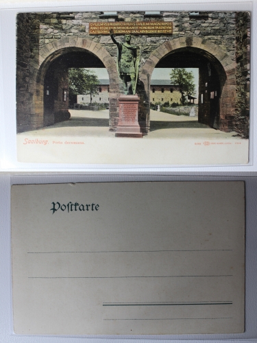 AK Saalburg Porta decumana 1904 ungebraucht #PA561