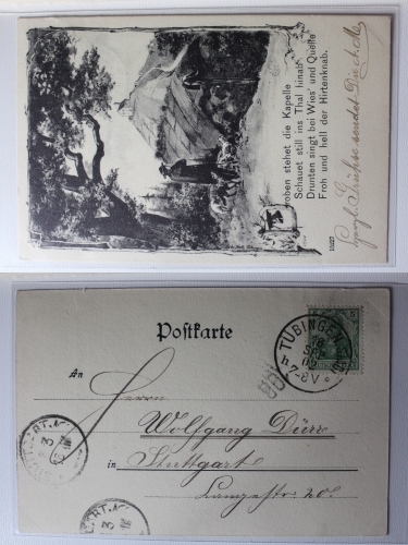AK Kapelle mit Schäfer 1904 gebraucht #PA577