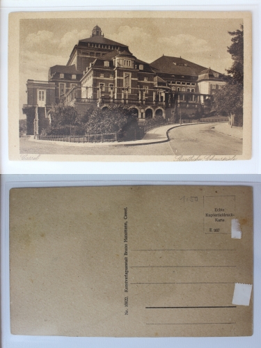 AK Kassel Hoftheater 1909-1943/53 ungebraucht #PA604