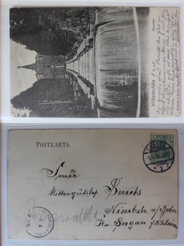 AK Kassel Wilhelmshöhe Cascaden1905 gebraucht #PA633