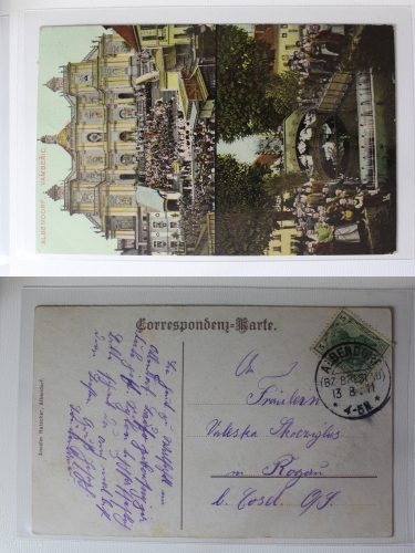 AK Albendorf Oberschlesien Wambierzyce 1911 gebraucht #PC006