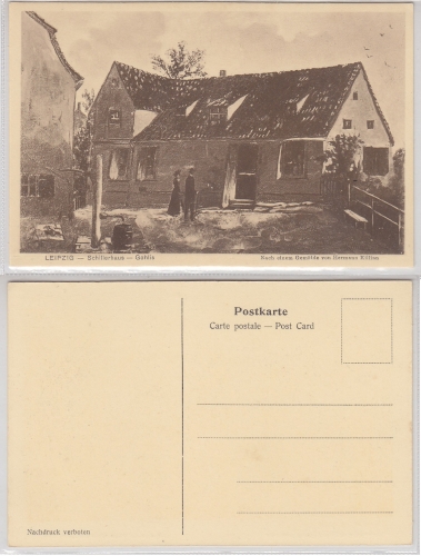 AK Leipzig Schillerhaus Gohlis ungebraucht #PC261