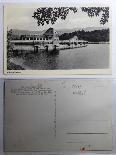AK Cochem Blick von der Umkehr 1934 ungebraucht #PA908