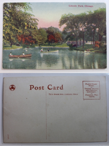 AK Chicago Lincoln Park ungebraucht #PA810
