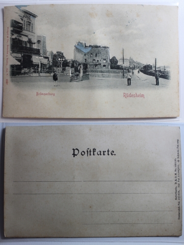 AK Rüdesheim Brömserburg ungebraucht #PA931