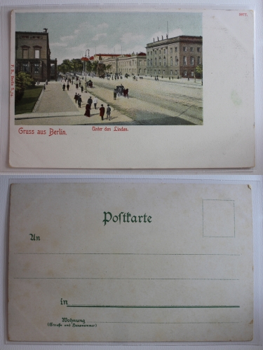 AK Berlin Unter den Linden ungebraucht #PA987