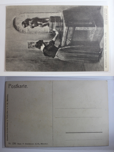 AK München Ausstellung 1908 Brunnenbuberl von Herm. Hahn ungebraucht #PB050