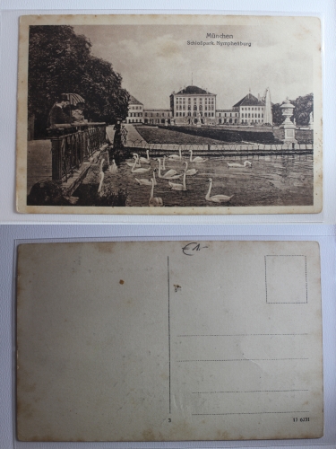 AK München Schlosspark Nymphenburg ungebraucht #PB052