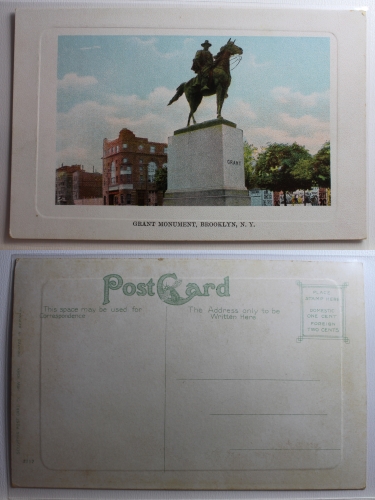 AK New York Grant Monument, Brooklyn ungebraucht #PB115