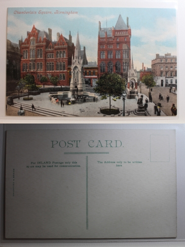 AK Birmingham Chamberlain Square ungebraucht #PB172