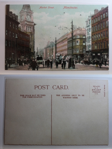 AK Manchester Market Street ungebraucht #PB174