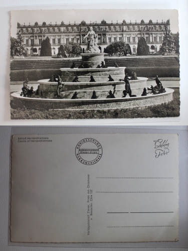 AK Schloss Herrenchiemsee ungebraucht #PA965