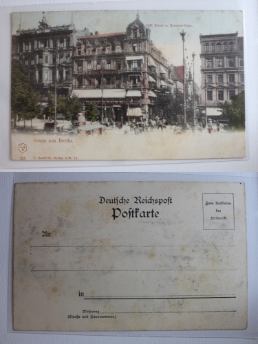 AK Berlin Cafe Bauer u. Kranzler-Ecke ungebraucht #PA976
