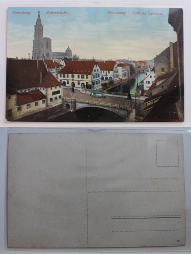 AK Straßburg Rabenbrücke ungebraucht #PB194