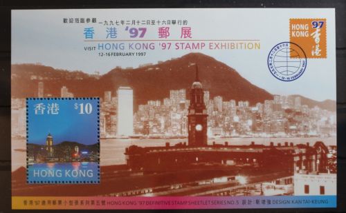 Hongkong Block 52 mit 802 postfrisch Briefmarkenausstellung #RR298