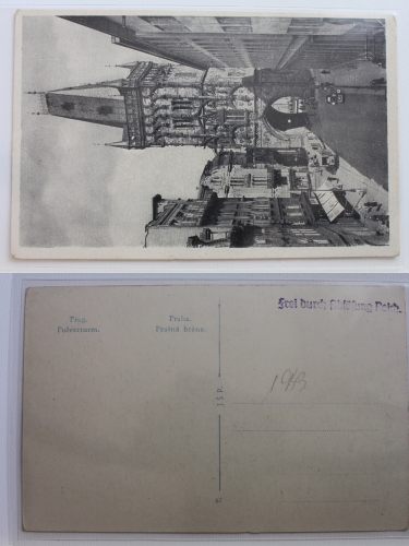 AK Prag Pulverturm ungebraucht #PB239