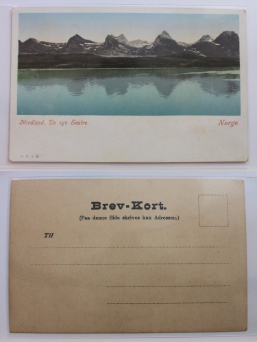 AK Nordland Sieben Schwestern (Berg) ungebraucht #PB250