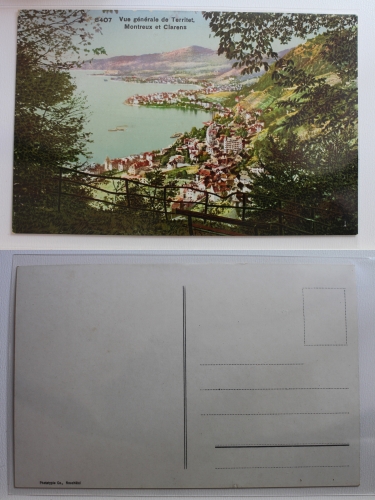 AK Montreux Vue générale de Territet, Montreux et Clarens ungebraucht #PB377