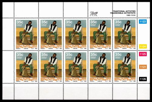 Südafrika Bophuthatswana 249 postfrisch Kleinbogen #DFG15