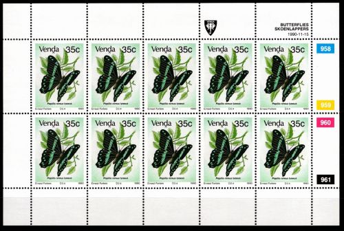 Südafrika Venda 214 postfrisch Kleinbogen #DFG23