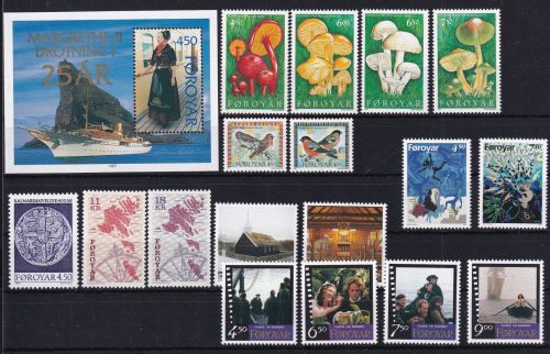 Färöer 310-327 postfrisch Jahrgang 1997 komplett #DHM08