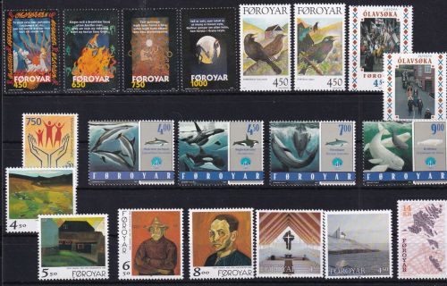 Färöer 328-347 postfrisch Jahrgang 1998 komplett #DHM09