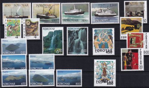 Färöer 348-367 postfrisch Jahrgang 1999 komplett #DHM10