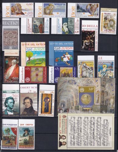Vatikan 1661-1689 postfrisch Jahrgang 2010 komplett mit SK & MH #DHM23