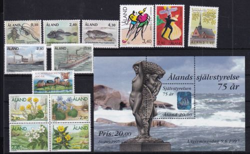Finnland Alandinseln 120-133 postfrisch Jahrgang 1997 komplett #DHM37