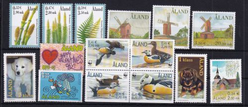 Finnland Alandinseln 183-197 postfrisch Jahrgang 2001 komplett #DHM41