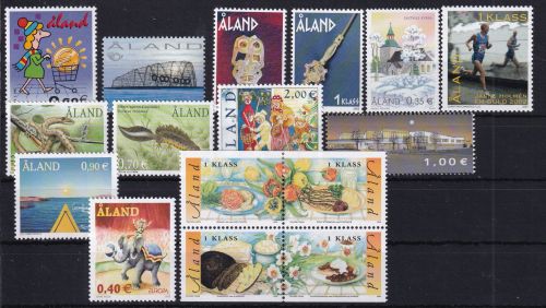 Finnland Alandinseln 198-213 postfrisch Jahrgang 2002 komplett #DHM42