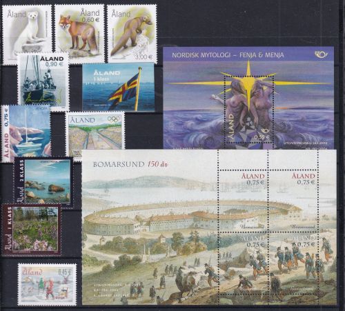 Finnland Alandinseln 229-243 postfrisch Jahrgang 2004 komplett #DHM44