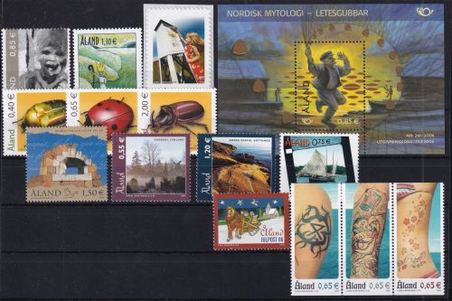 Finnland Alandinseln 259-273 postfrisch Jahrgang 2006 kompl. m. SK&Block. #DHM46