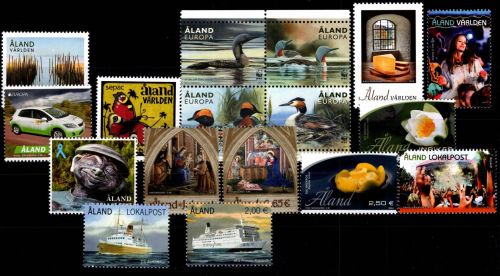 Finnland Alandinseln 369-385 postfrisch Jahrgang 2013 komplett m. Block. #DHM53