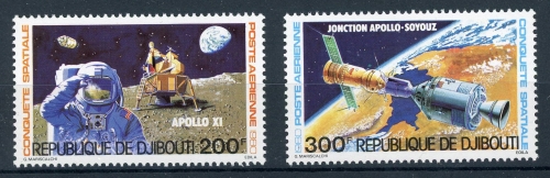Dschibuti 276-277 postfrisch Raumfahrt #GB377
