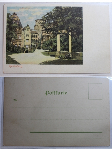 AK Heidelberg Schlosshof ungebraucht #PB510