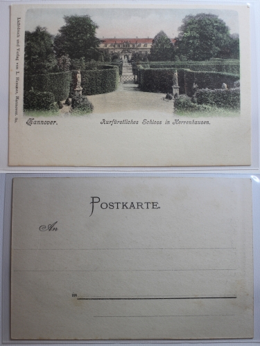 AK Hannover Kurfürstliches Schloss in Herrenhausen ungebraucht #PB537